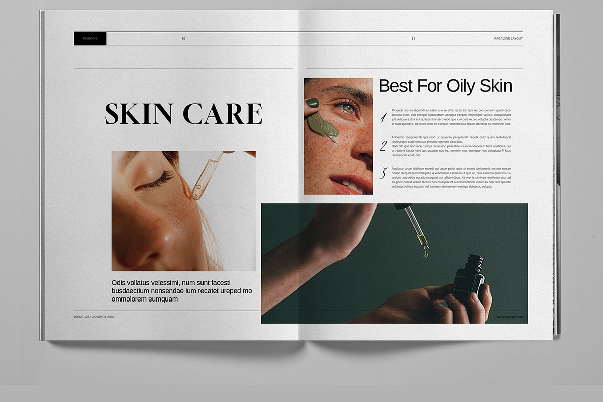 Fashion Magazine Template, a Magazine Template by Boris Cupac (Photo 7 of 7)