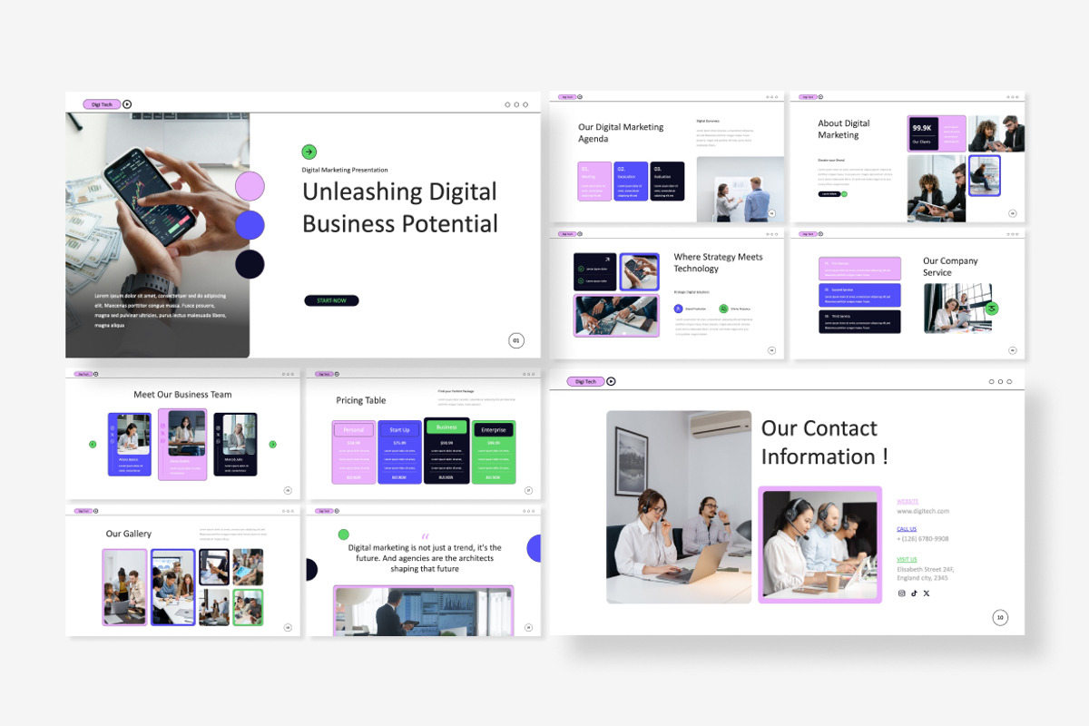 Digital Marketing Agency, a Presentation Template by Antstheme (Photo 2 of 2)