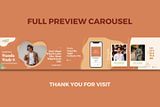 Feminine podcaster insta carousel, a Social Media Template by rivatxfz (Thumbnail 3 of 4)
