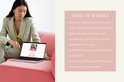 Link In Bio Canva Template | Coach, a Landing Page Template by The Chaos Project (Thumbnail 7 of 7)