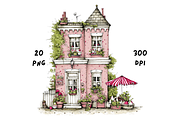 Whimsical Floral Spring House, a Seasonal Illustration by GiraffeCreative (Thumbnail 18 of 20)