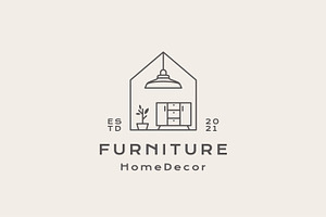 House Home Furniture Logo Design