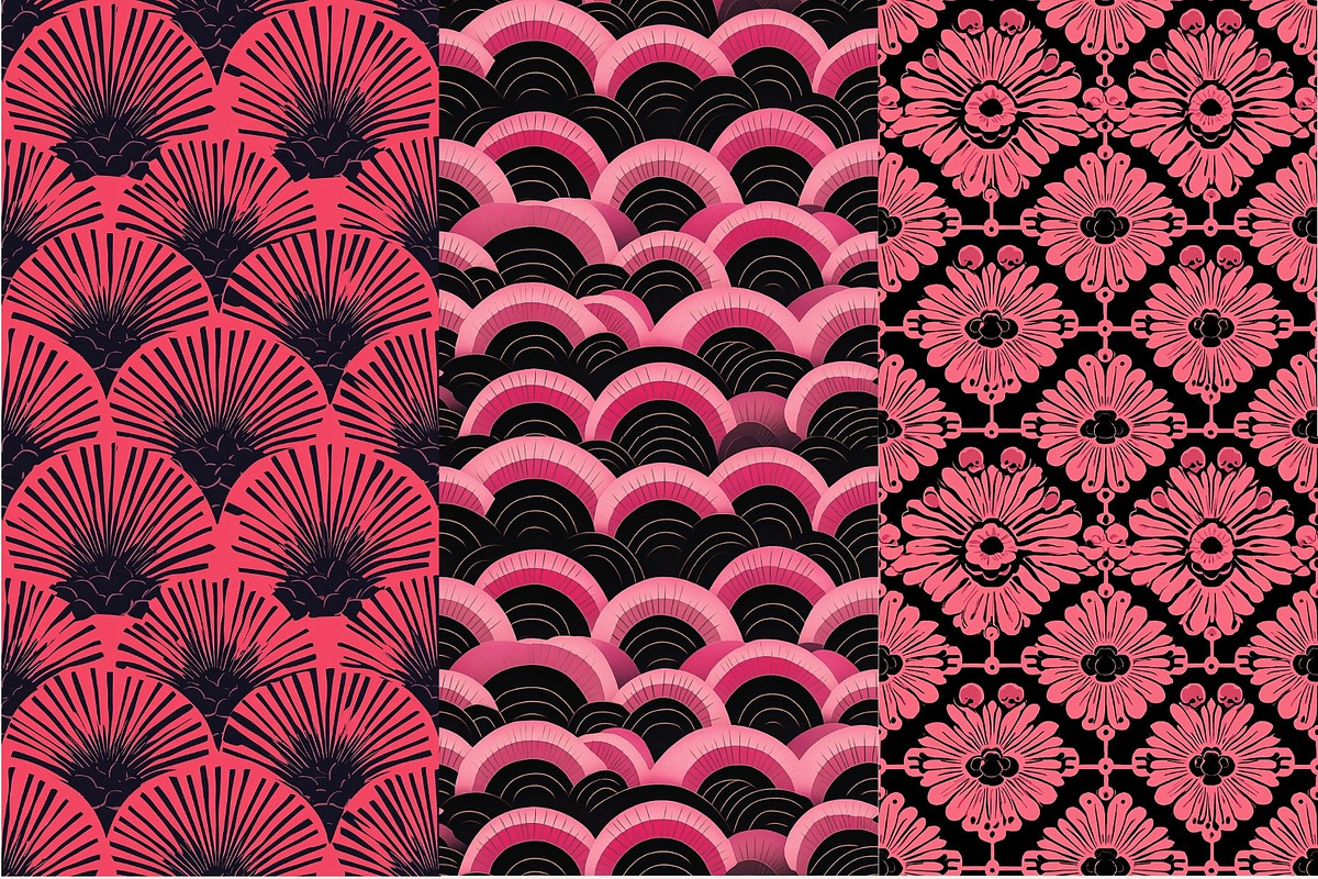 12 Pink Imperfections Patterns, a Pattern Graphic by Inknfolly (Photo 3 of 7)