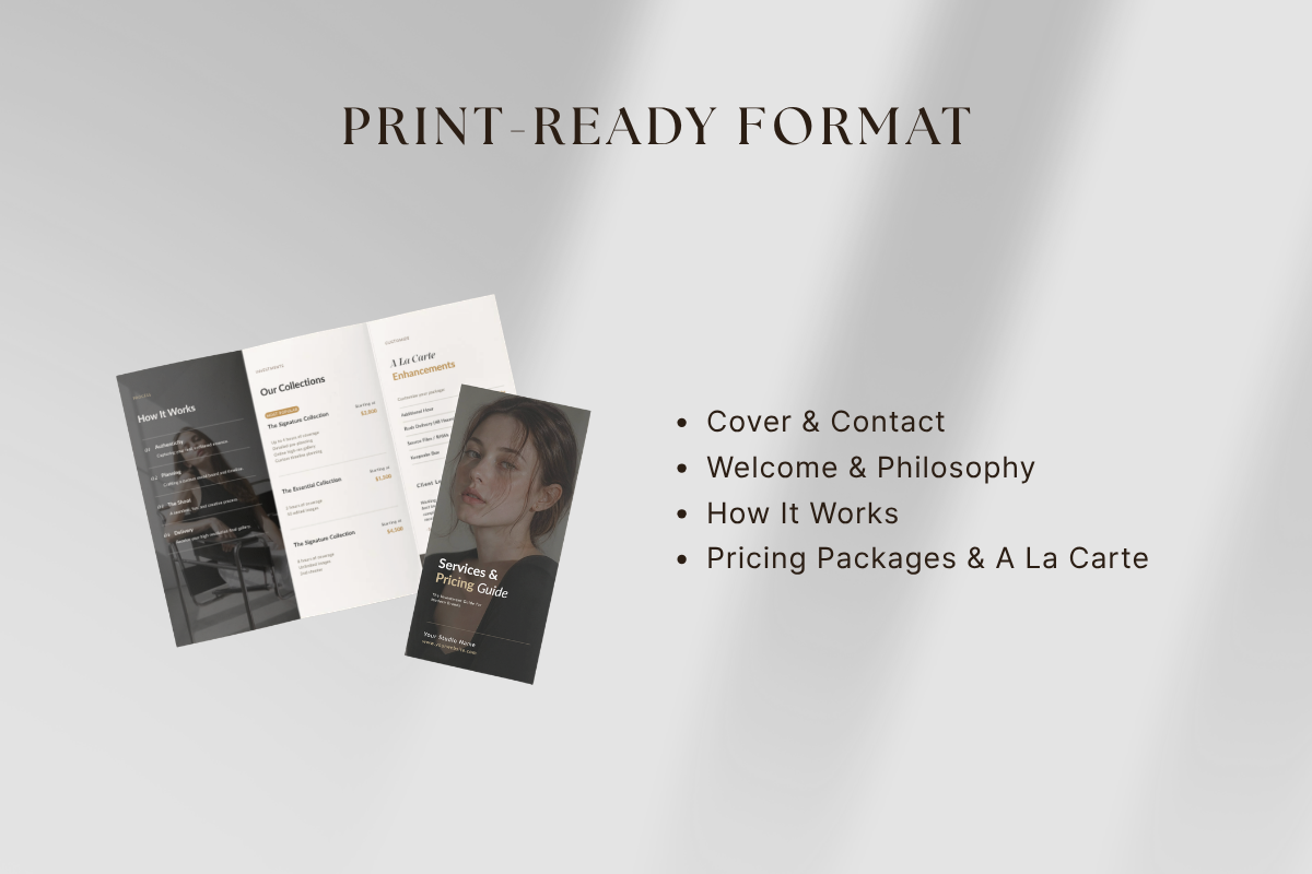 Photographer Tri-Fold Guide, a Brochure Template by batang (Photo 3 of 4)