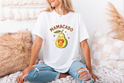 Mamacado PNG, Cute Avocado Mom Art,, an Illustration by SharpMarketplace (Thumbnail 2 of 9)