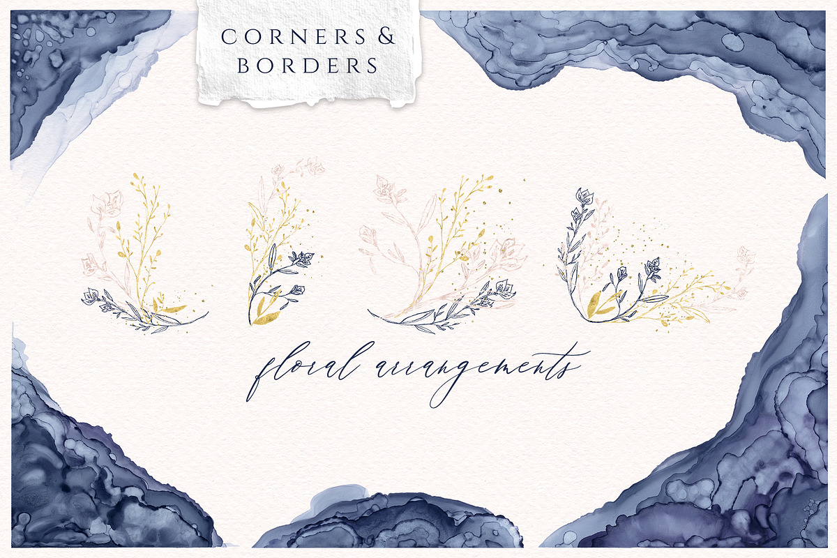 Charmed Ink Collection, a Texture Illustration by AJ Brushes (Photo 8 of 11)