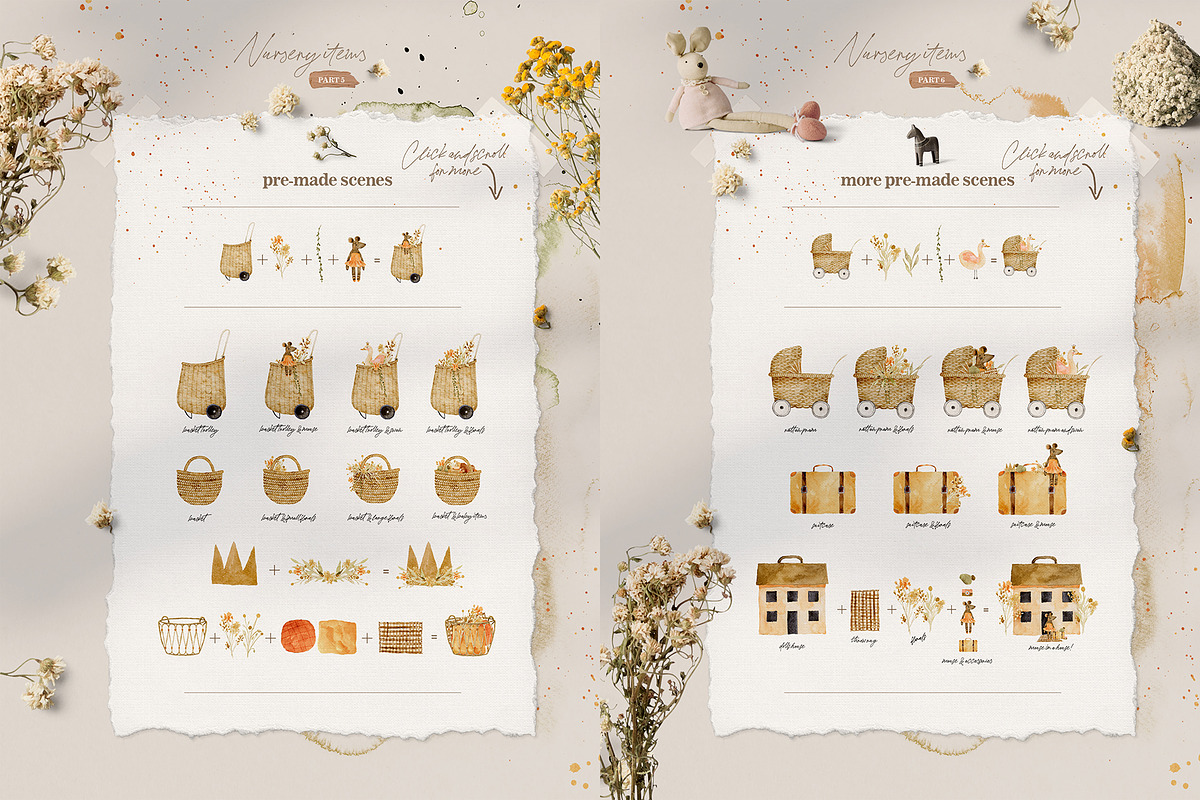 The Amazing Watercolor Bundle, an Object Illustration by Creativeqube Design (Photo 48 of 75)