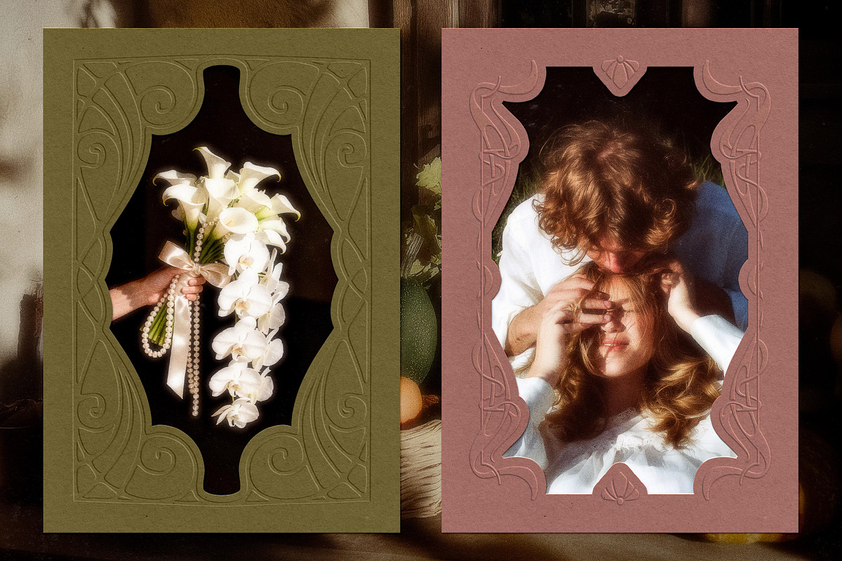 Art Nouveau Papers & Frames, a Texture Graphic by pixelbuddha.net (Photo 3 of 13)