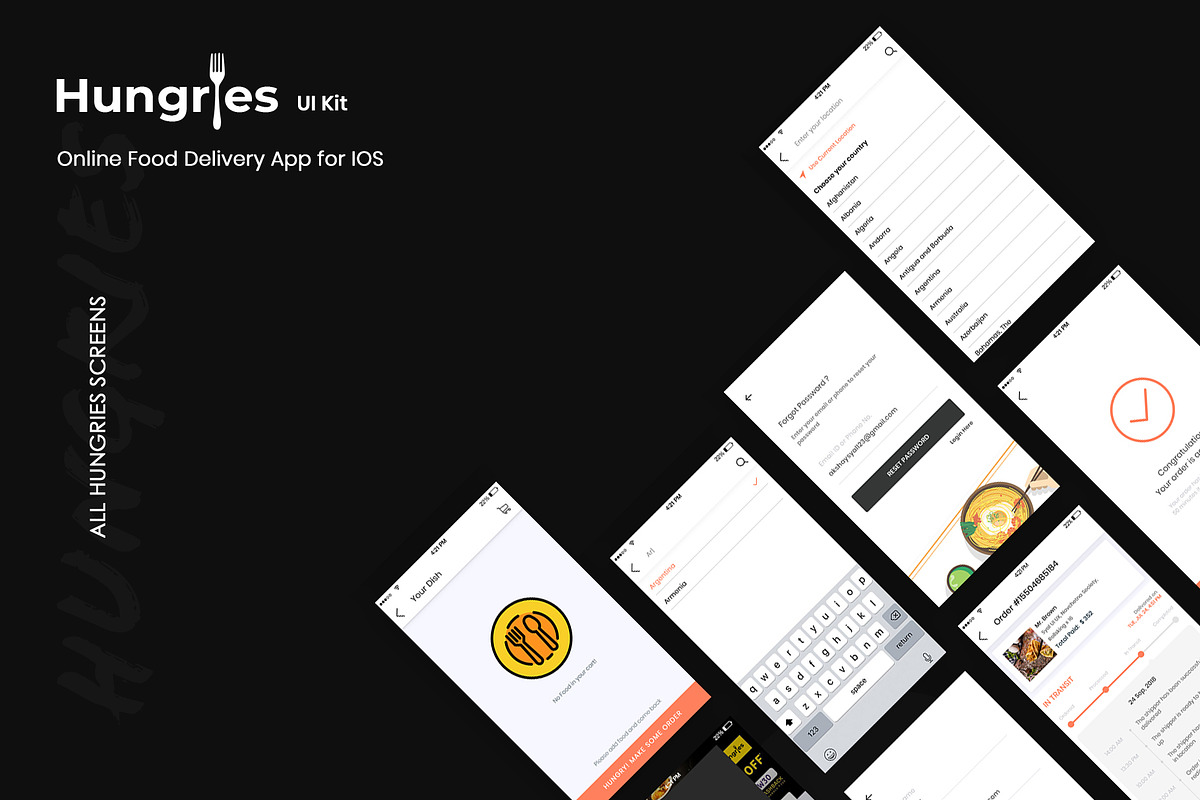 Hungries UI Kit, an UI Kit Template by SyalUIUX (Photo 7 of 8)