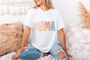 Mama PNG, Retro Patterned Printable, an Illustration by SharpMarketplace (Thumbnail 3 of 9)