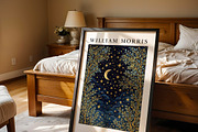 William Morris Night Wall Art, a Decorative Illustration by elfy creative (Thumbnail 2 of 6)