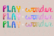 Watercolor Words Clip Art Words, a Decorative Illustration by Eryn Rose Design (Thumbnail 5 of 13)