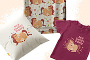 Baby Horse Seamless Pattern + Print, a Pattern Graphic by so.ni.ka-store (Thumbnail 4 of 4)