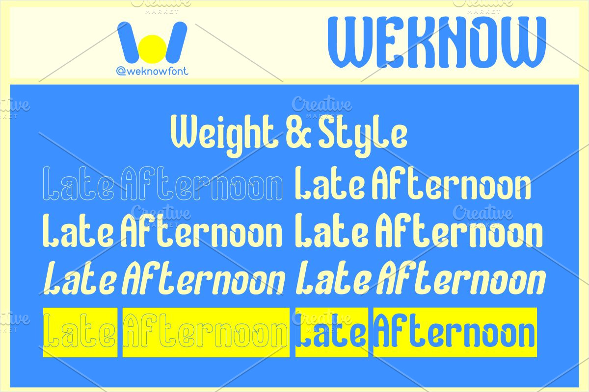 Late Afternoon font, a Font by weknow (Photo 7 of 8)