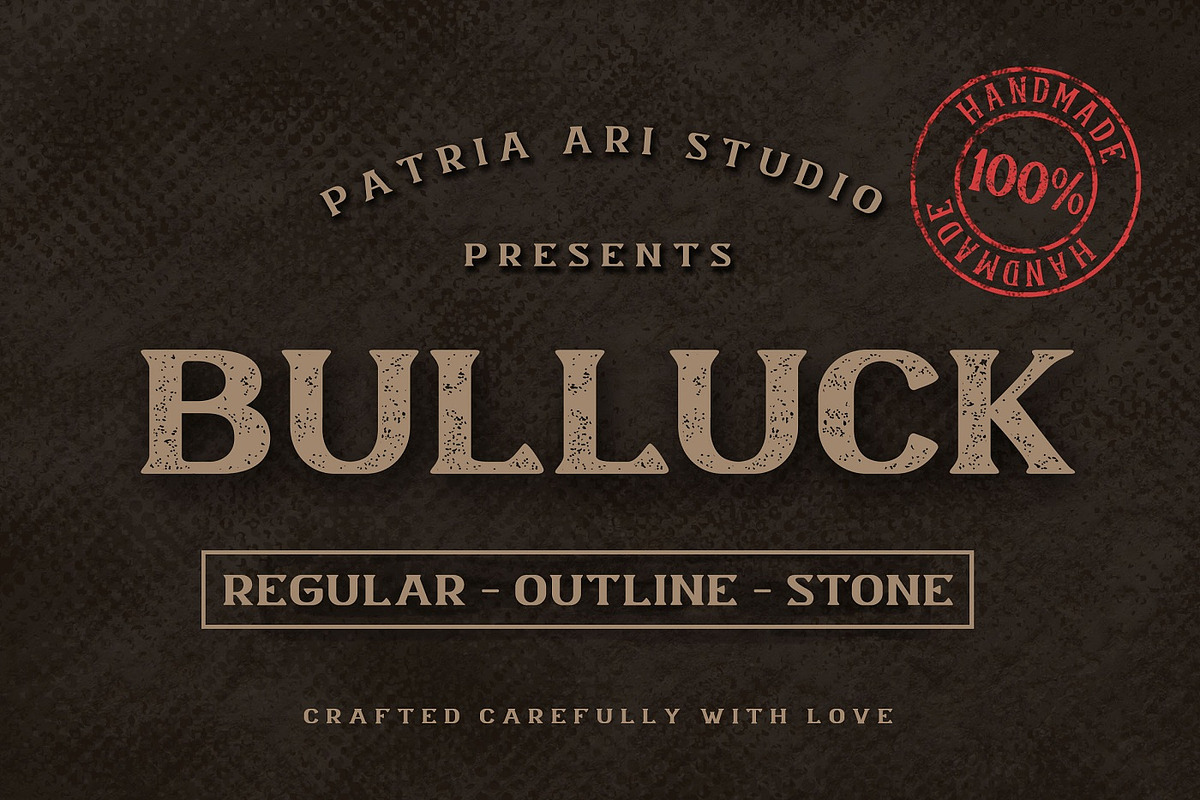 Bulluck - Vintage Typeface