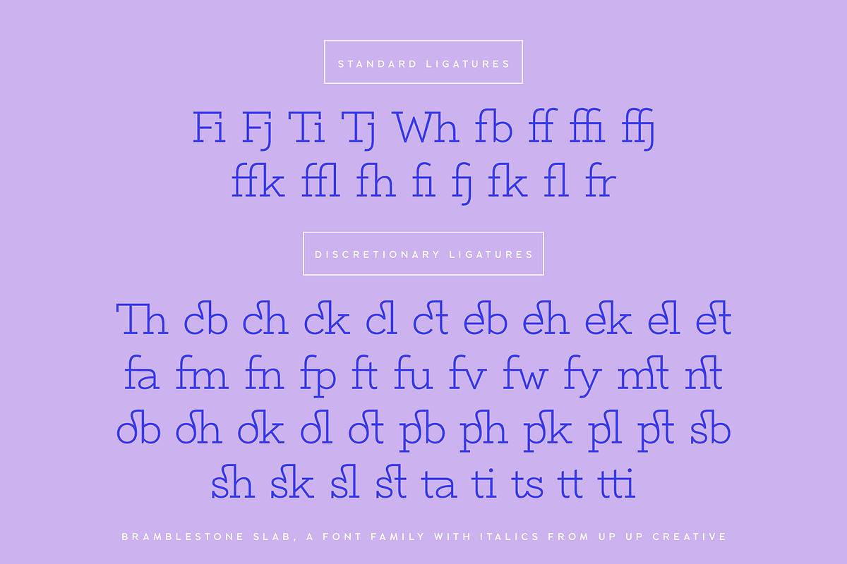 Bramblestone Slab Serif Font Family, a Slab Serif Font by Up Up Creative (Photo 15 of 15)