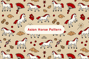 Seamless Pattern for Asian New Year, a Pattern Graphic by Viaireshop