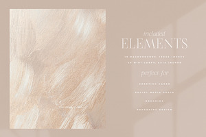 Neutral & Gold Abstract Backgrounds