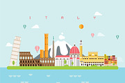 Landmarks Travel and Journey Vector, an Illustration by Noree (Thumbnail 4 of 7)