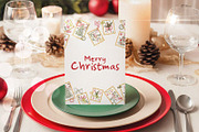 Whimsical Vintage Christmas Clipart, an Illustration by ollalya (Thumbnail 6 of 9)