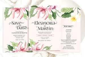 Floral wedding suite