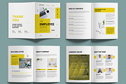 HR Employee Handbook Template Layout, a Brochure Template by MightyDesign (Thumbnail 2 of 6)