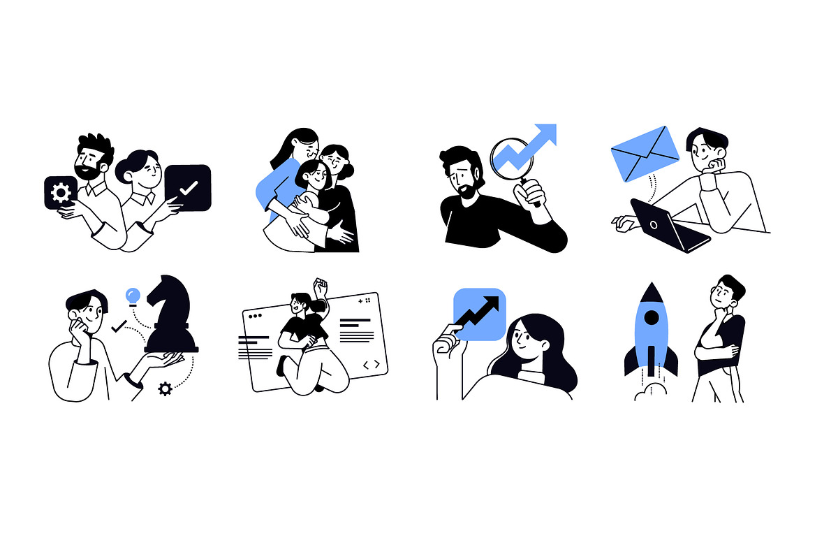 Basic Business, a Person Illustration by PureSolution (Photo 4 of 6)