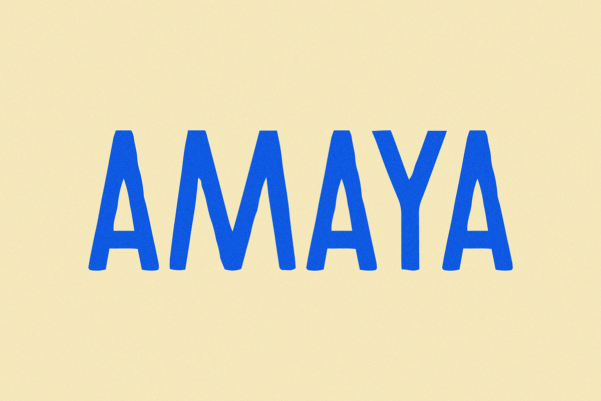 Amaya | A Tall Display Typeface, a Sans Serif Font by Taylor Penton (Photo 1 of 5)