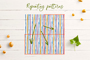 Hand Drawn Crayon Wildflowers, a Pattern Graphic by Lucyinyourheart (Thumbnail 9 of 10)