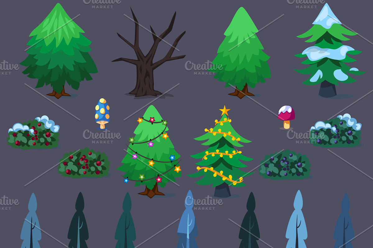 Christmas Game Assets Kit, an Object Graphic by AhNinniah (Photo 6 of 14)