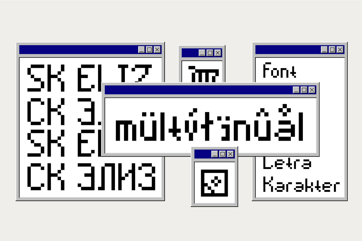 SK Eliz — Old School Font, a Font by Shriftovik Type Foundry (Photo 2 of 8)