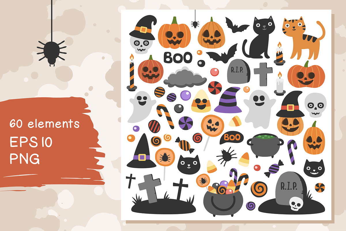 Halloween Set, an Illustration by Imaginasty (Photo 2 of 3)
