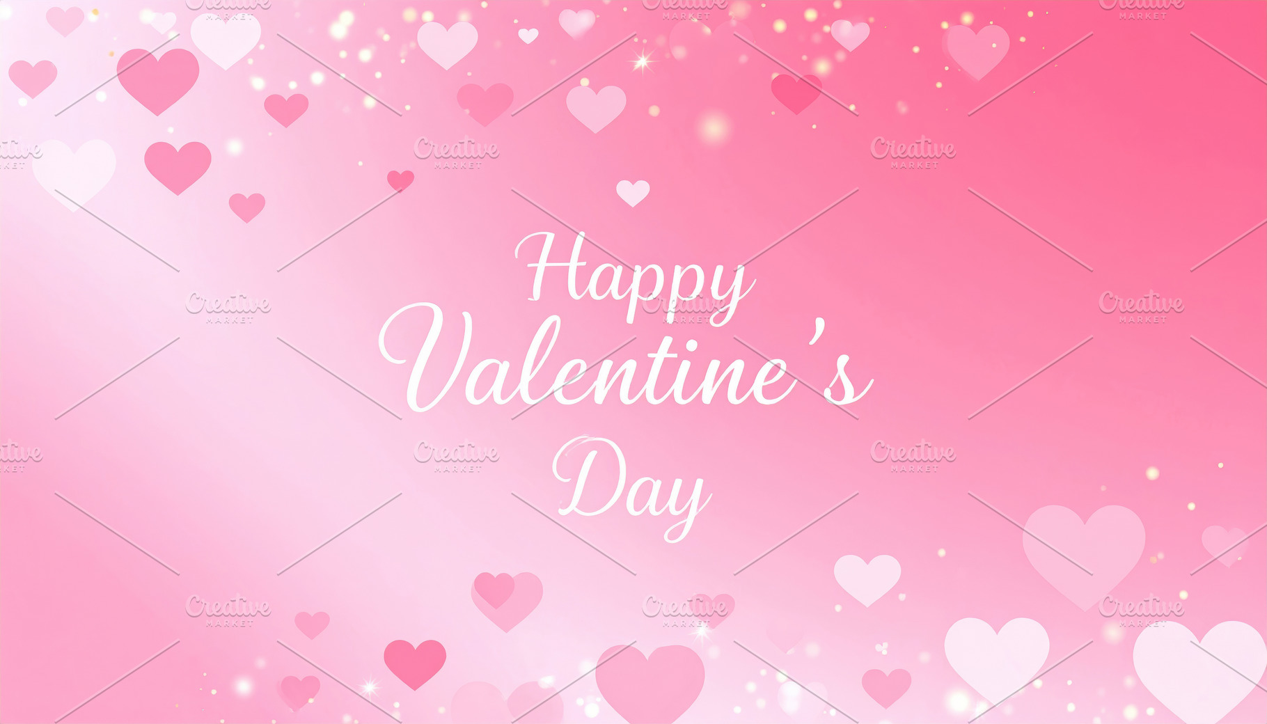 Valentine’s Day pink hearts background, a Holiday Photo by Davizro's Market