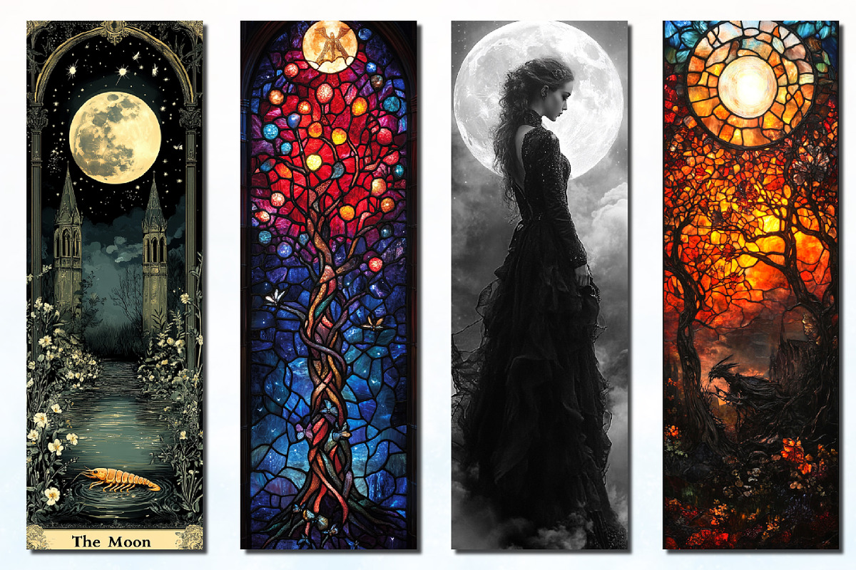 Fantasy Printable Bookmarks, an Illustration by Rose Art (Photo 2 of 2)