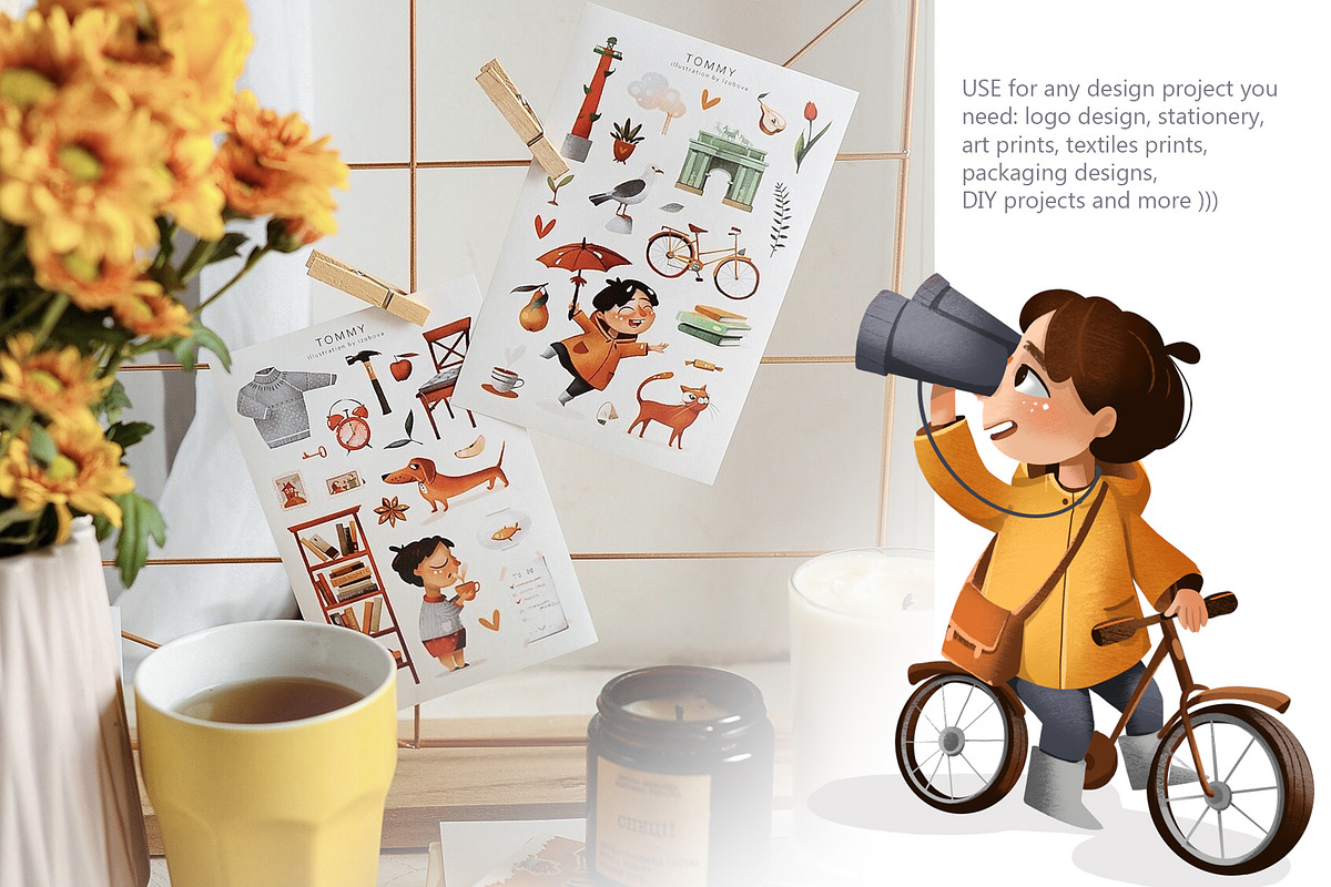 Tom's ADVENTURES (digital), an Education Illustration by Izobova (Photo 2 of 4)