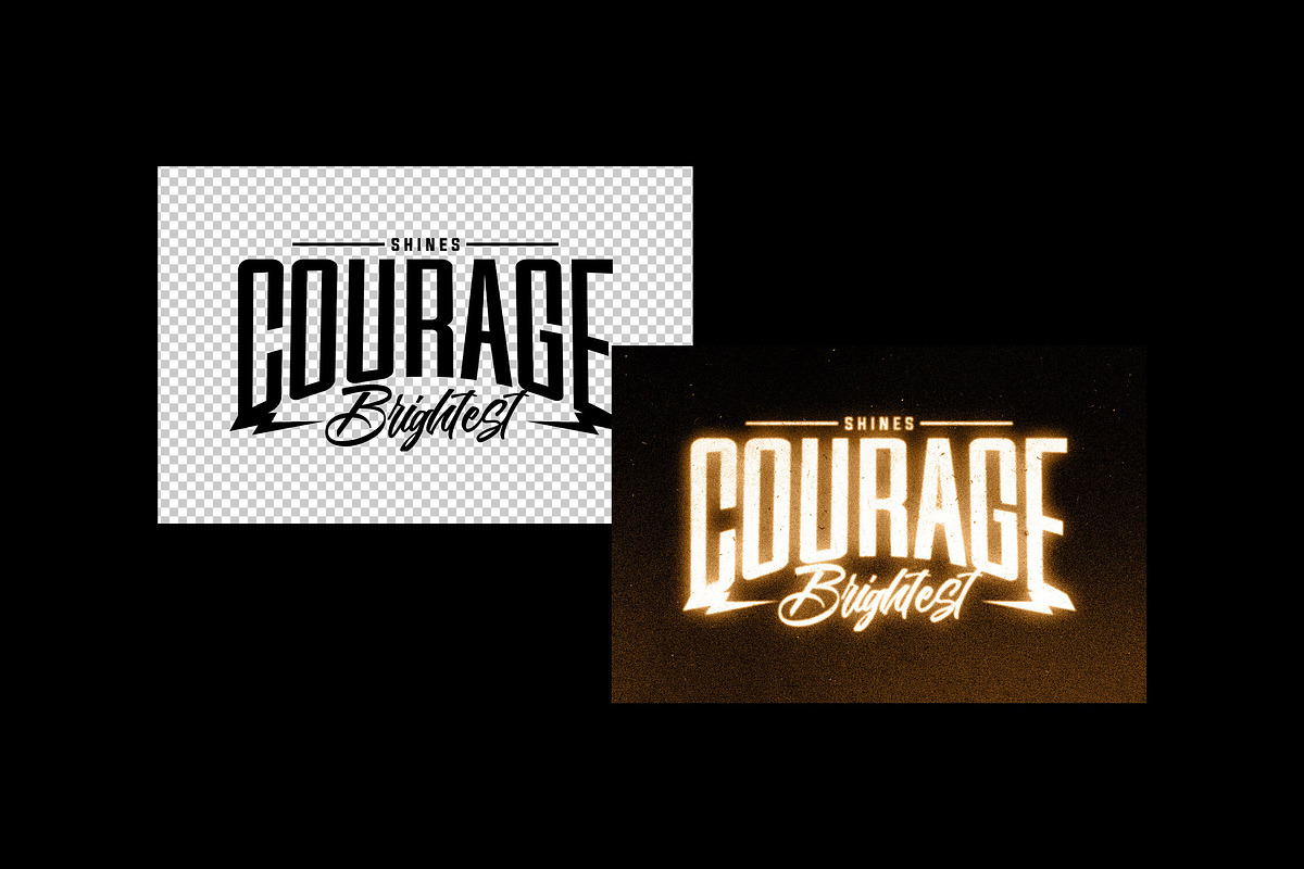 Hazy Grain Text Effect, a Layer Style Add-On by Design Squad