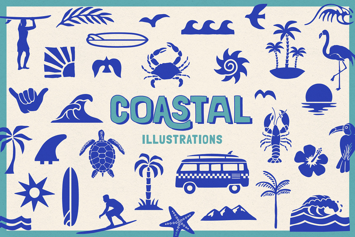 Coastal Illustrations, an Illustration by cd-design.co (Photo 1 of 6)