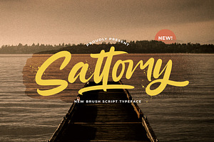 Sattomy - Handwritten Font