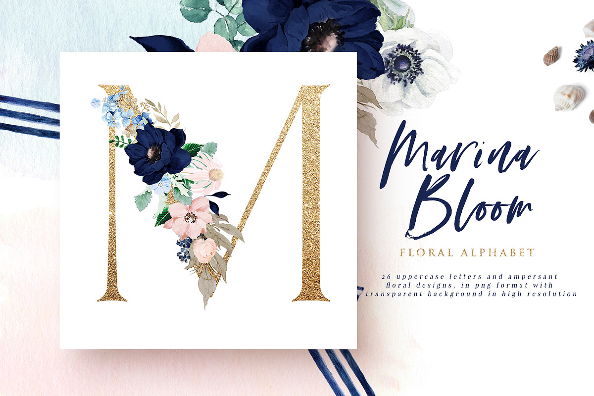 Marina Bloom - Nautical Graphic Set, an Object Graphic by studioequinox (Photo 12 of 23)