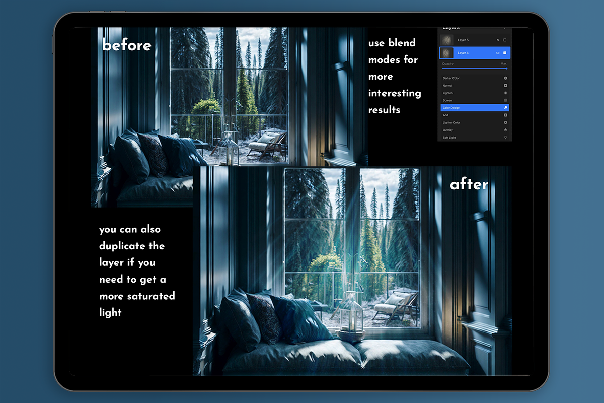 Procreate  Light stamp brushes, a Brush Add-On by Julia Right Studio (Photo 5 of 6)