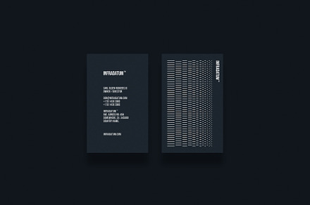 Business cards template: Infradatum, a Business Card Template by Srg®