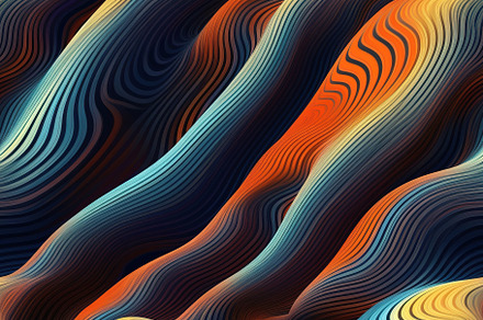 Trippy Waves Ripple Patterns, an Abstract Photo by Virgo Studio