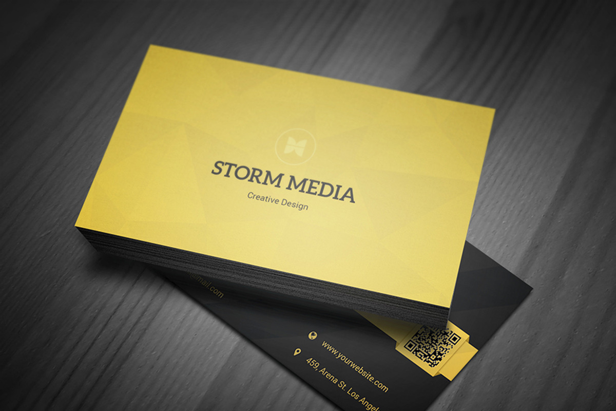 Minimal Corporate Business Card V6, a Business Card Template by PSD Storm (Photo 8 of 13)