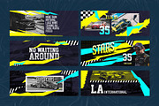 Nascar Facebook Cover Templates, a Social Media Template by Azruca (Thumbnail 5 of 8)