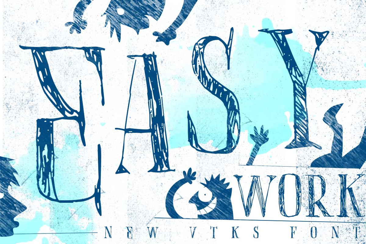 EasyWork font preview 2