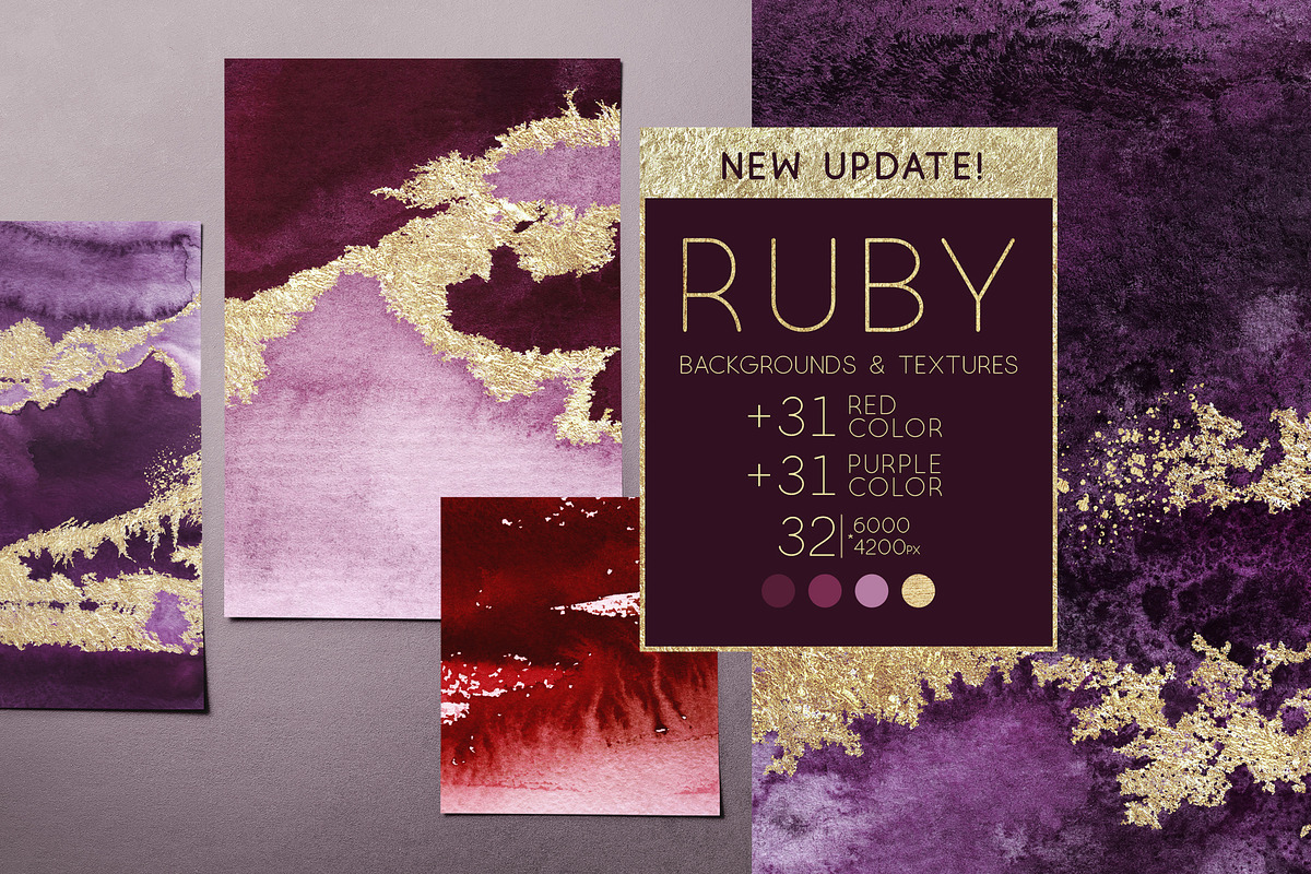 BUNDLE  300+ Backgrounds 6 in 1, a Texture Graphic by Anastezia Luneva (Photo 3 of 7)
