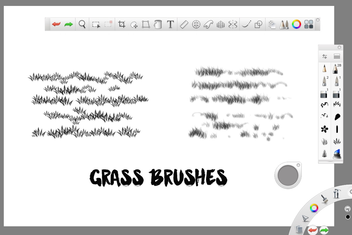Foliage Brushes For Sketchbook Pro, a Brush Add-On by Komiksman's Digital Goods (Photo 4 of 5)