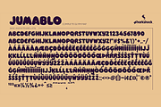 Jumbalo, a Sans Serif Font by Sharkshock (Thumbnail 2 of 5)
