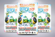 Summer Party Flyers Bundle, a Flyer Template by CREATIVE DUDE (Thumbnail 9 of 18)