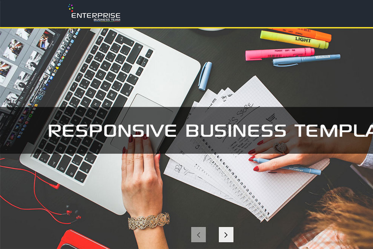 Enterprise responsive business Templ, a Bootstrap Template by Vishal Neswankar